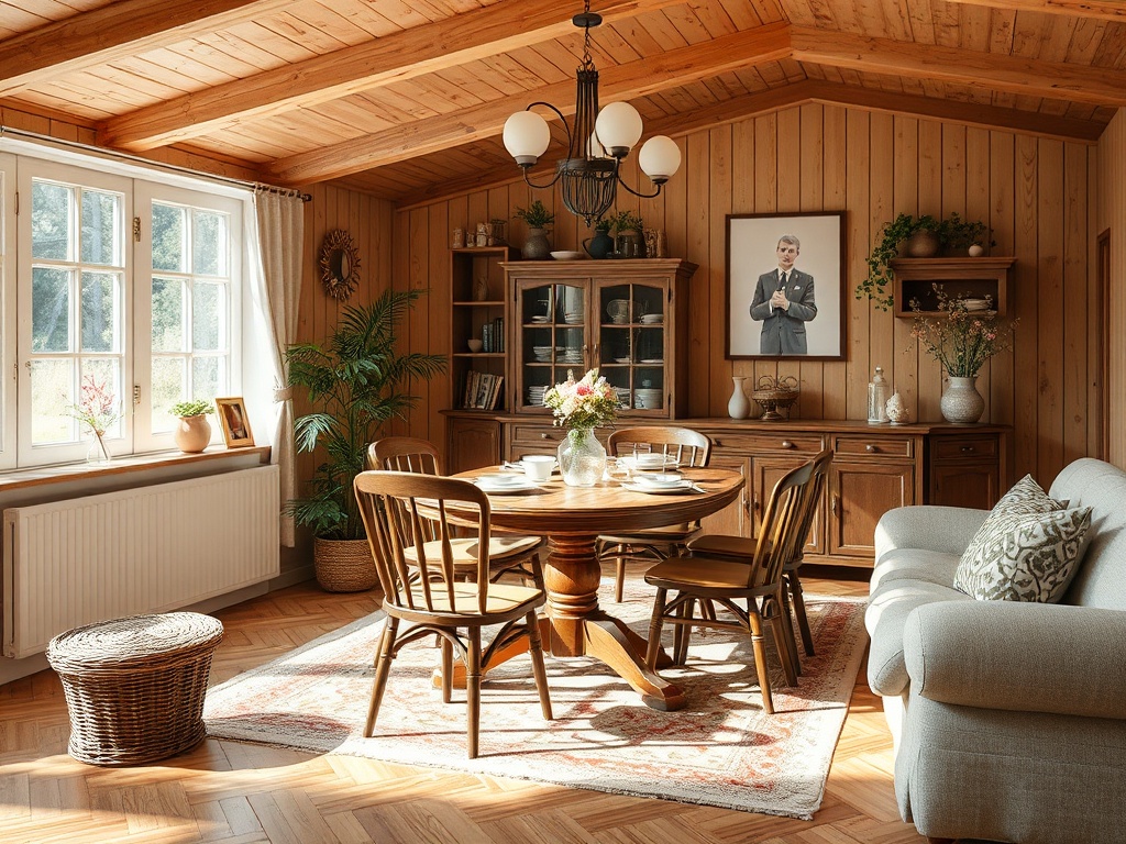 Малобюджетные приемы по обновлению интерьера деревянного дома: покраска, текстиль, аксессуары Малобюджетные приемы по обновлению интерьера деревянного дома: покраска, текстиль, аксессуары